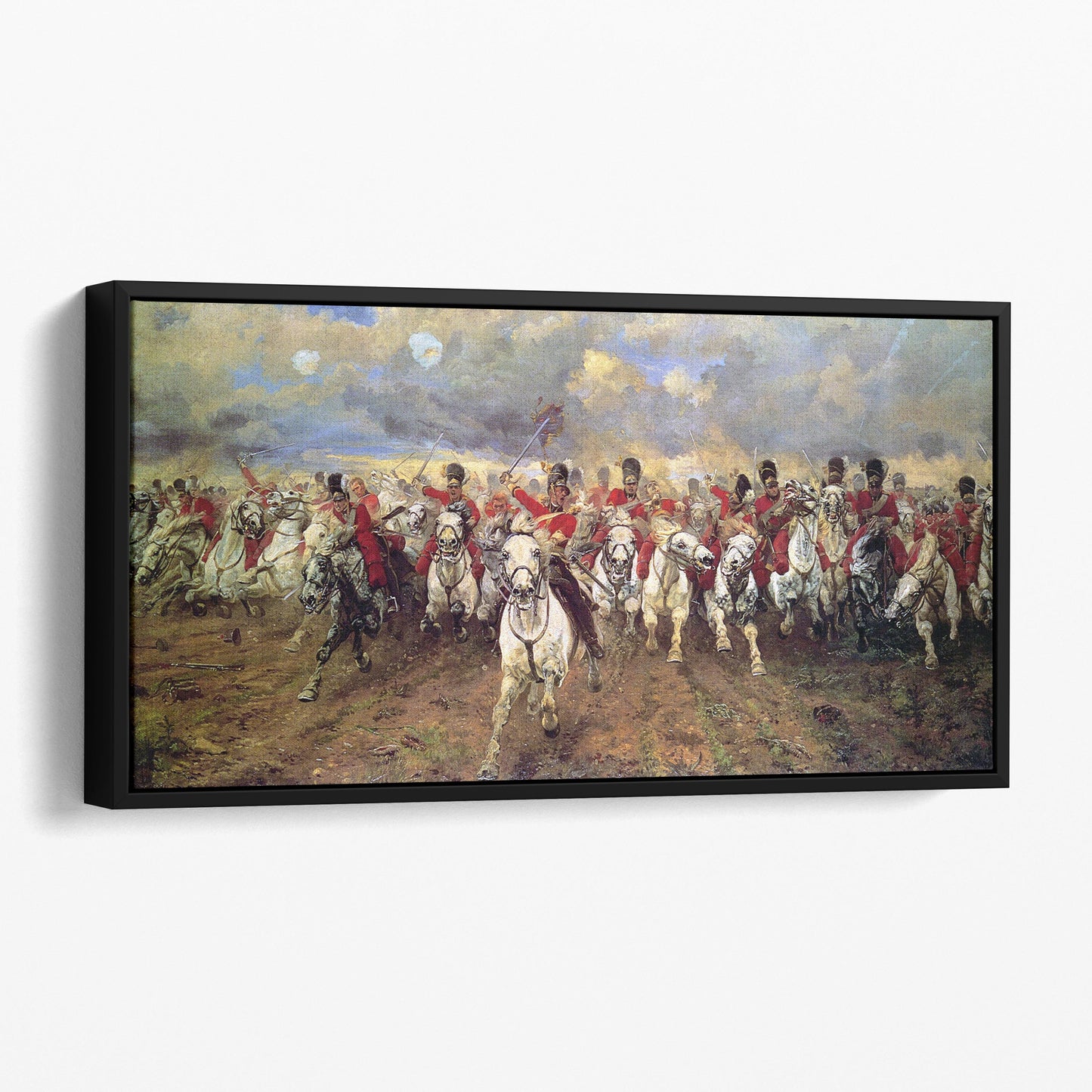 Scotland Forever Cavalry Charge of the Royal Scots Greys Battle of Waterloo By Lady Elizabeth Butler