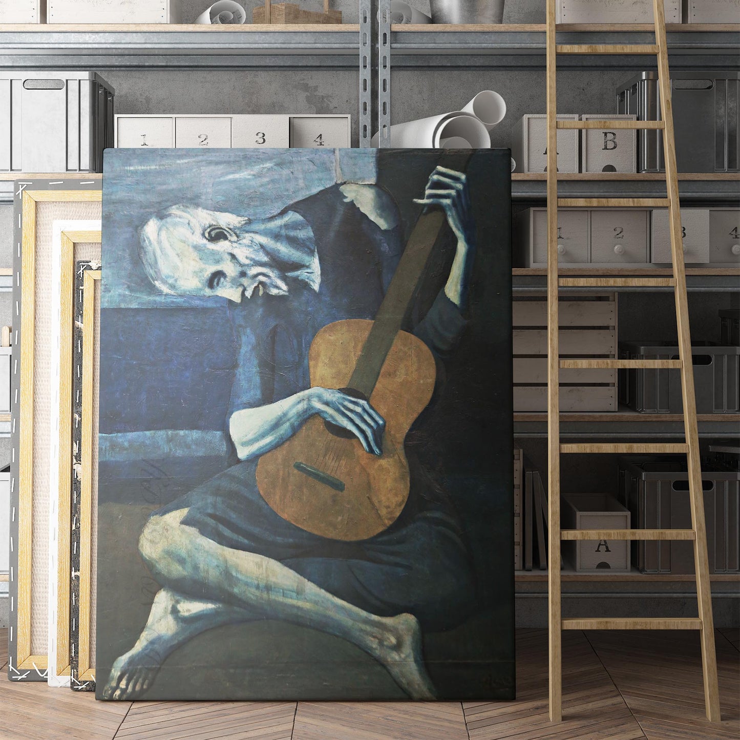 Old Guitarist by Pablo Picasso
