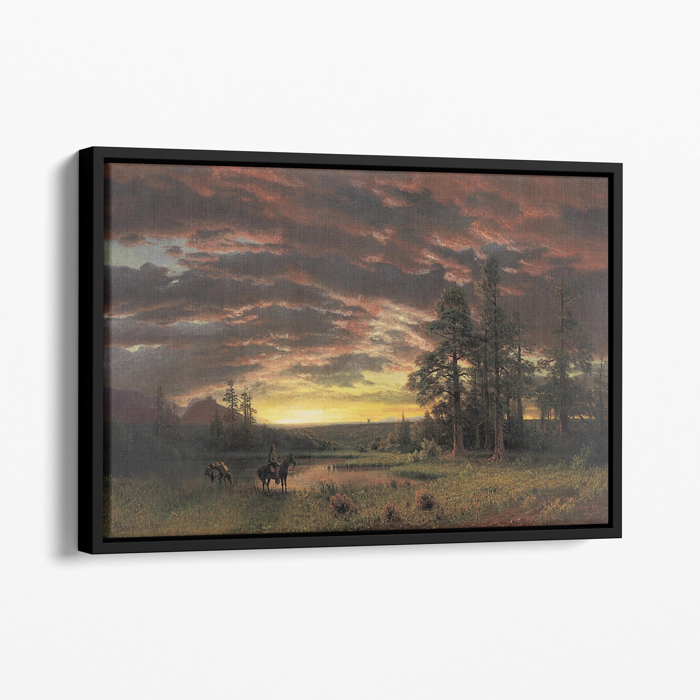 Evening on the Prairie by Albert Bierstadt