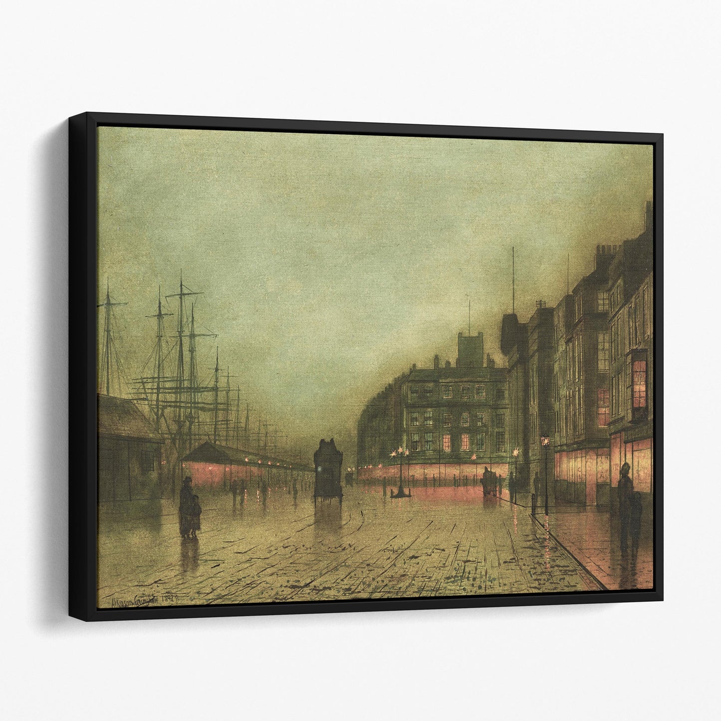 Liverpool Docks (1892) by John Atkinson Grimshaw