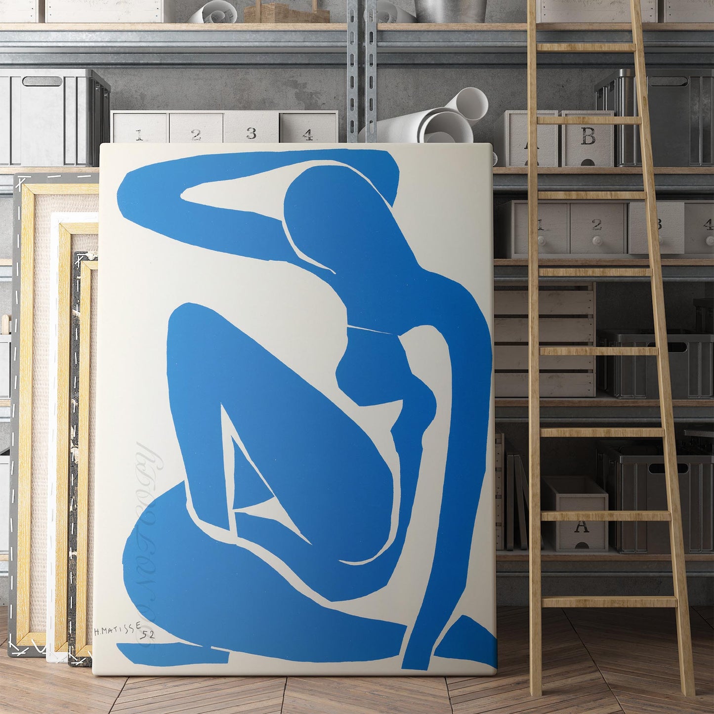 Blue Nude I (Nu Bleu I) - Henri Matisse