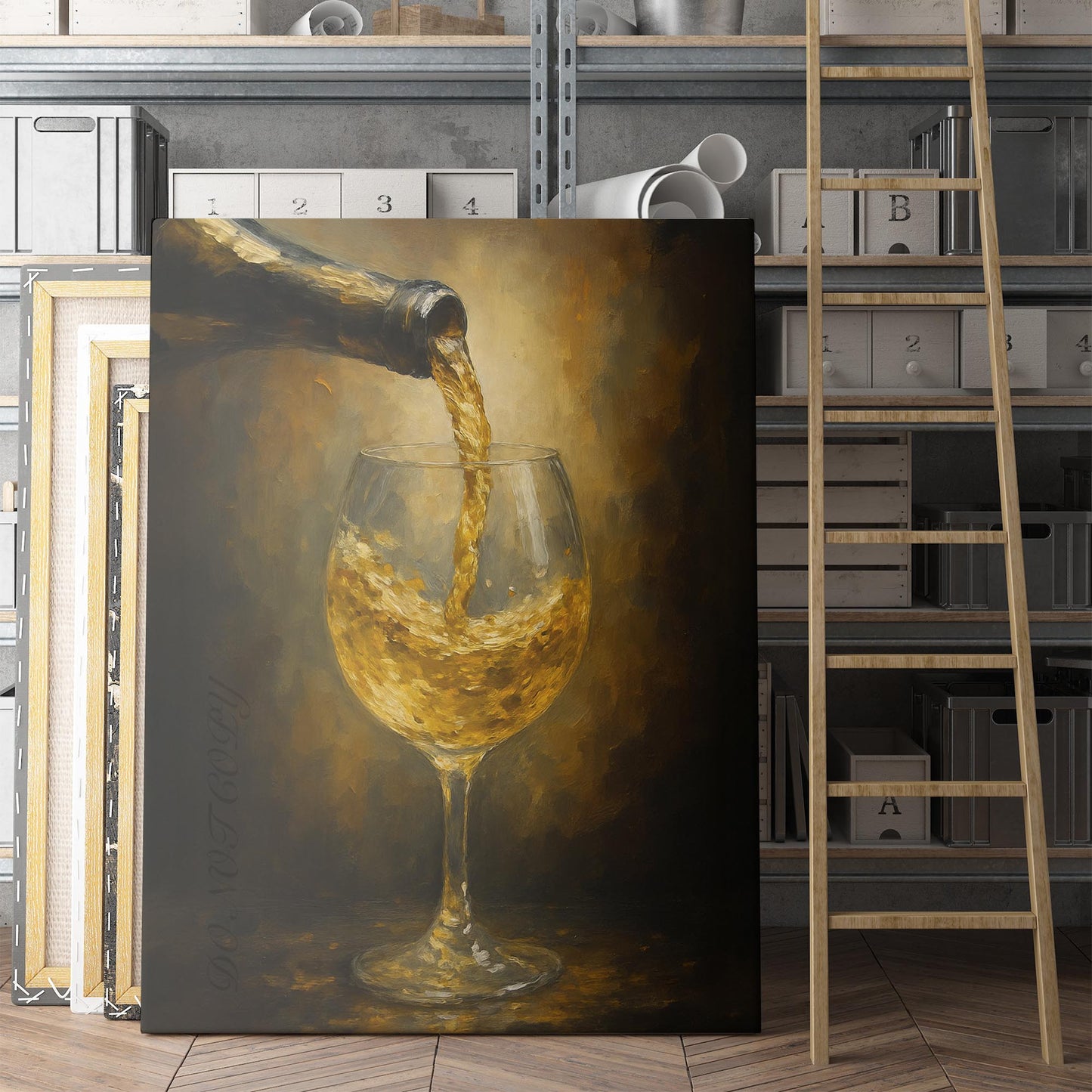 Pouring White Wine II