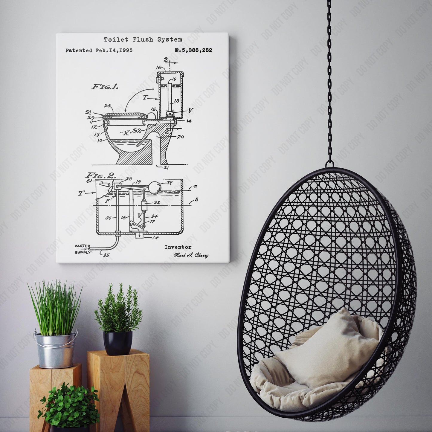 Toilet Blueprint Patent