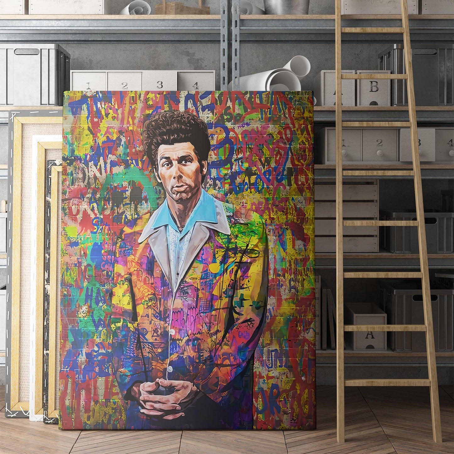 Graffiti Kramer Painting Banksy Style