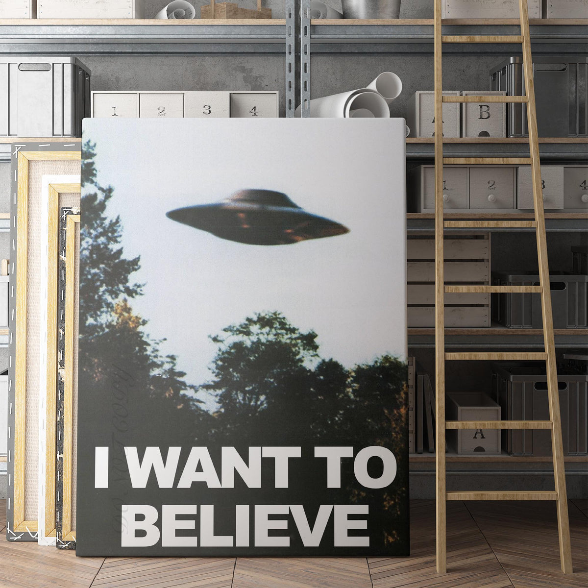 I Want To Believe UFO Poster