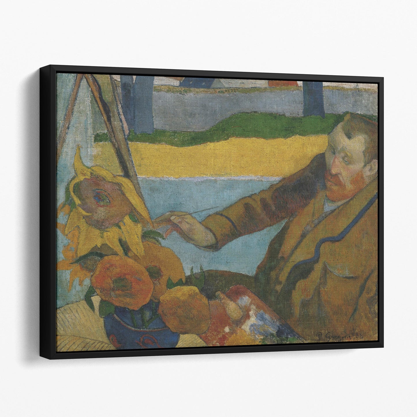 Vincent van Gogh Painting Sunflowers by Paul Gauguin