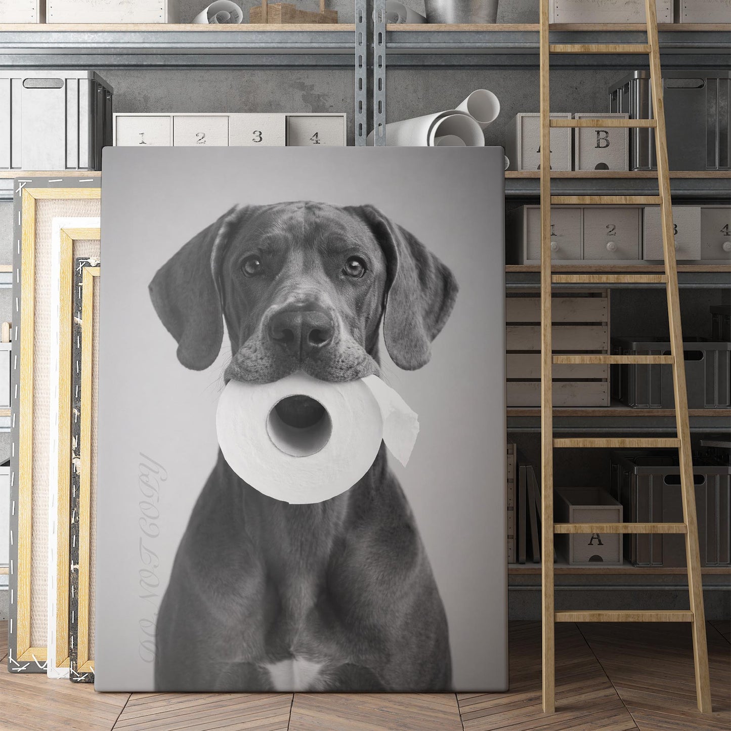 Great Dane Dog Toilet Paper