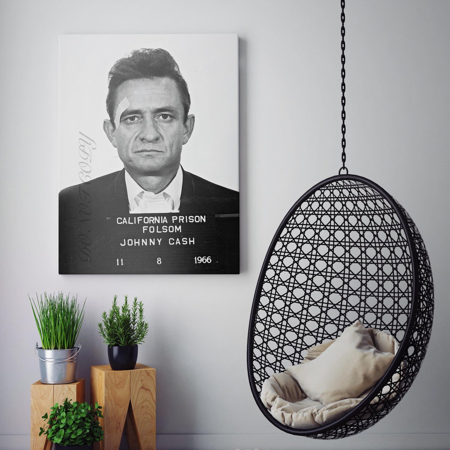 Johnny Cash Folsom Prison Mug Shot