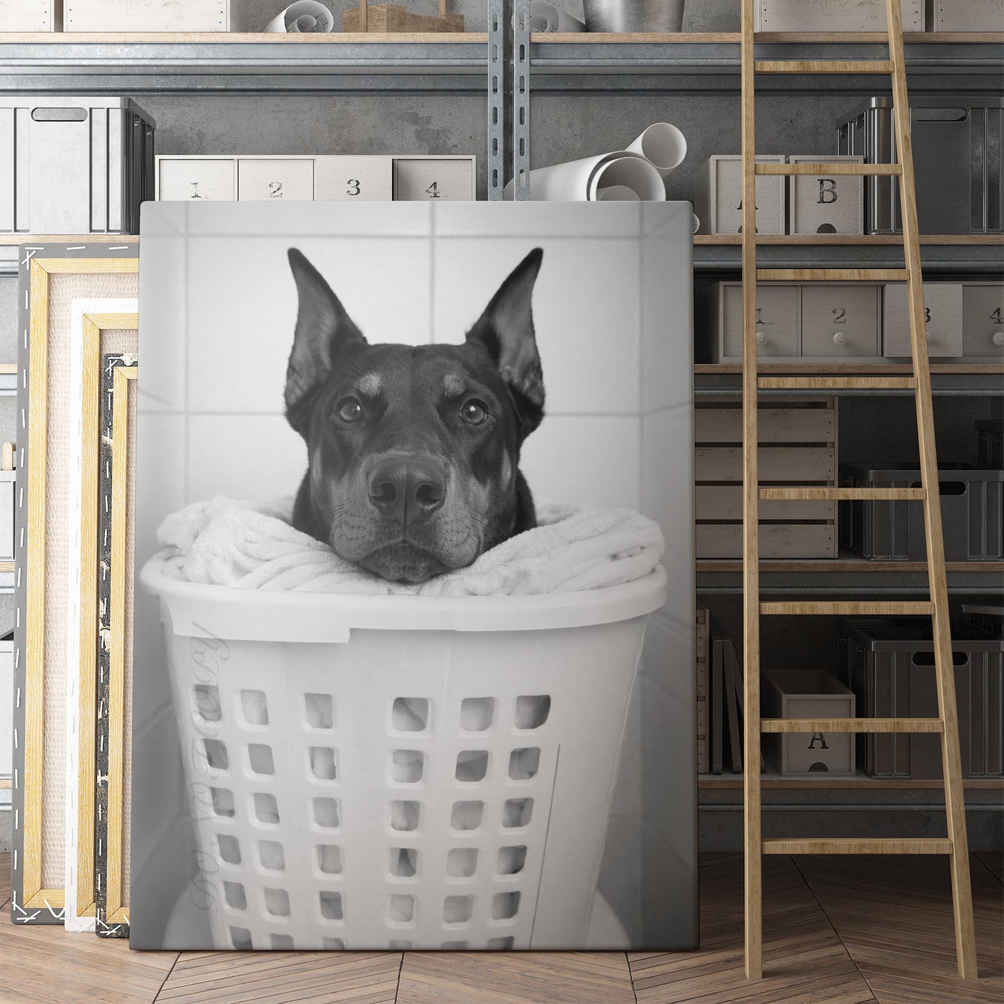 Doberman Pinscher Dog Laundry