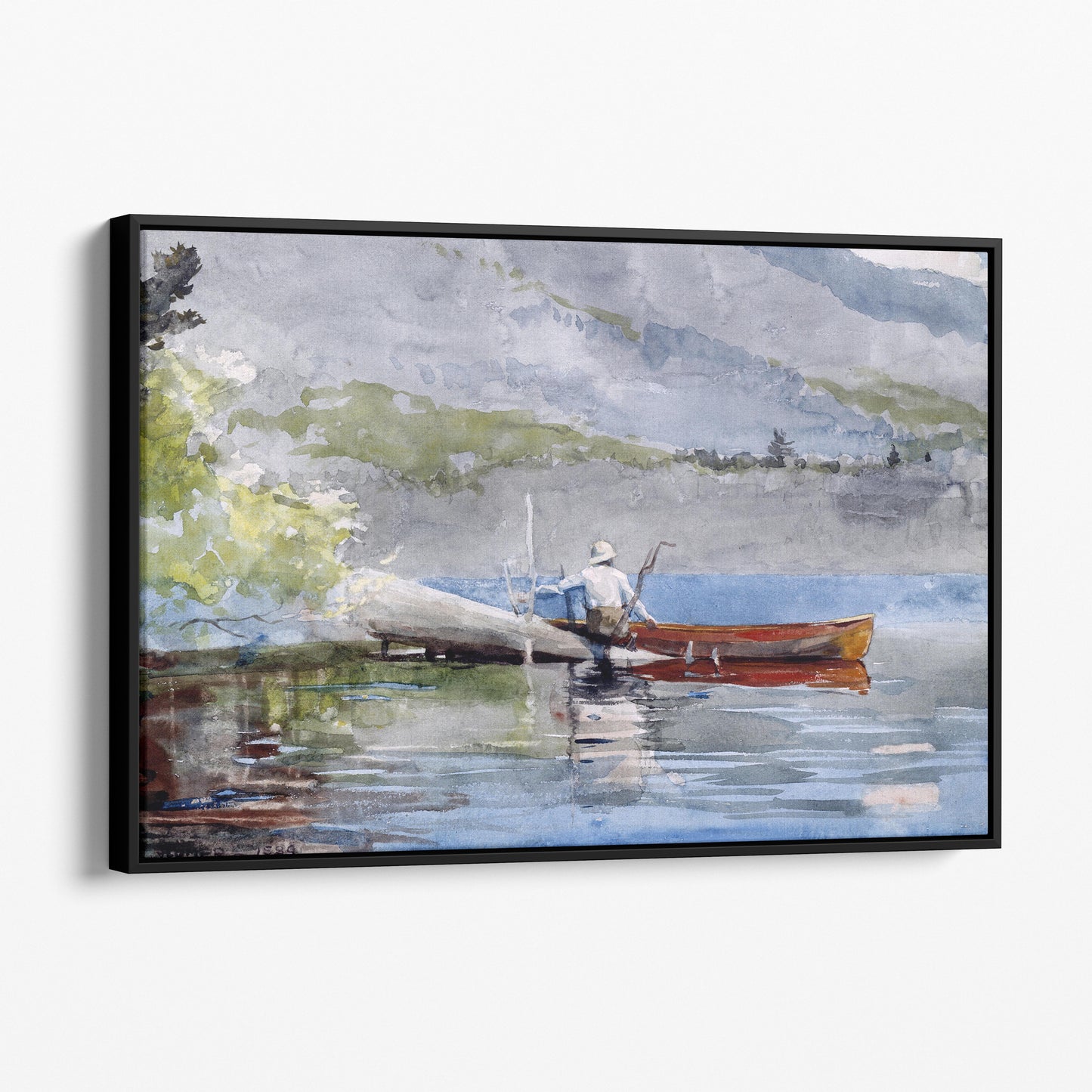 The Red Canoe, 1884 by Winslow Homer