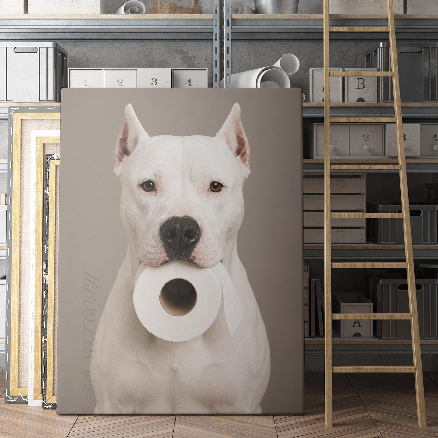Dogo Argentino Toilet Paper