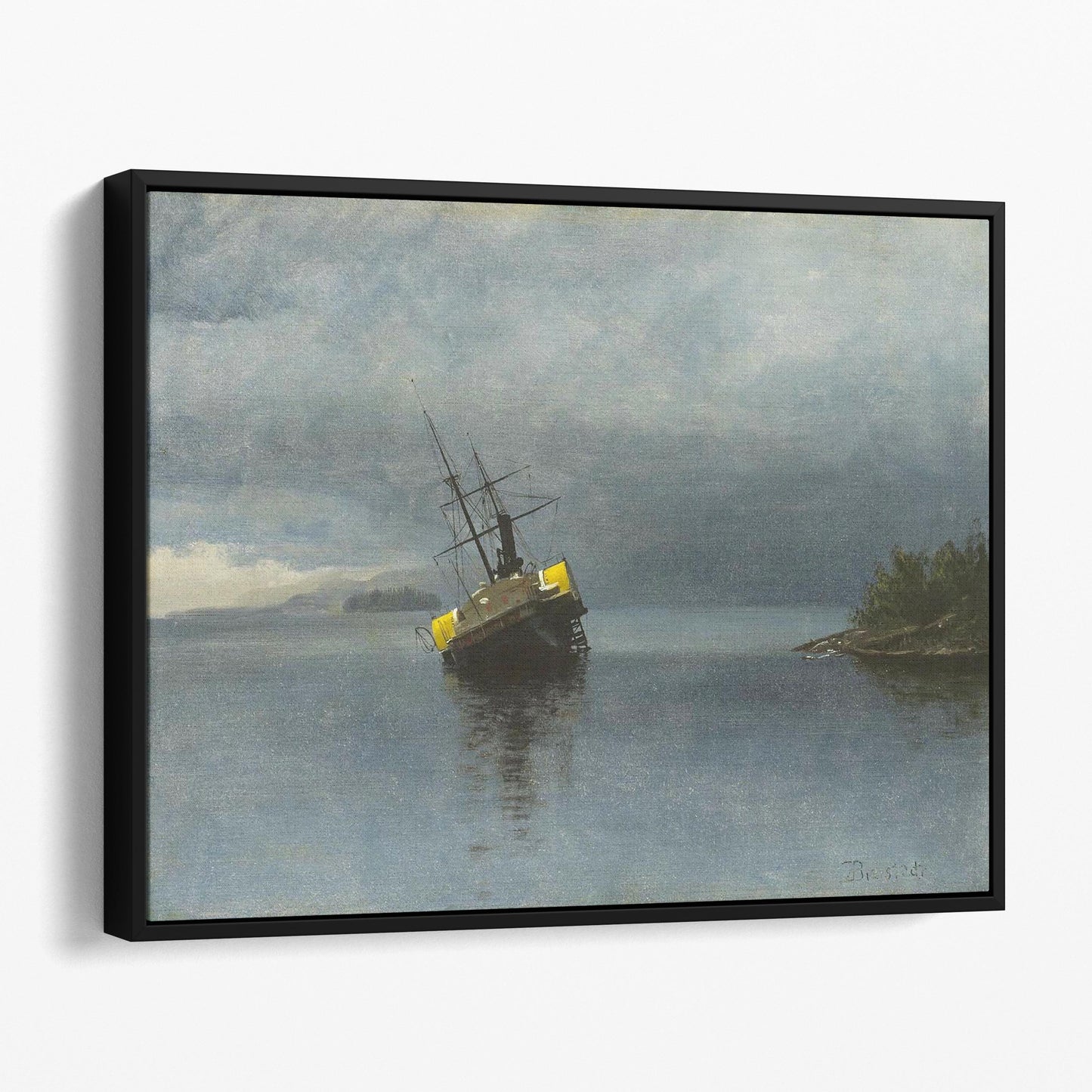 Wreck of the Ancon by Albert Bierstadt
