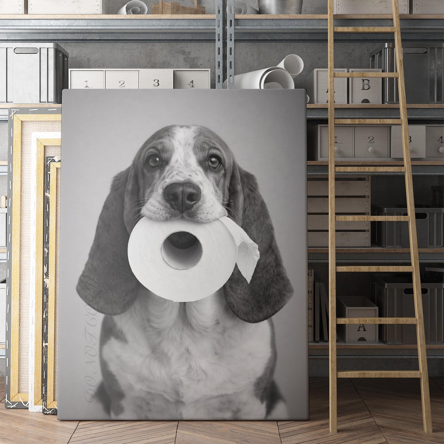 Basset Hound Toilet Paper