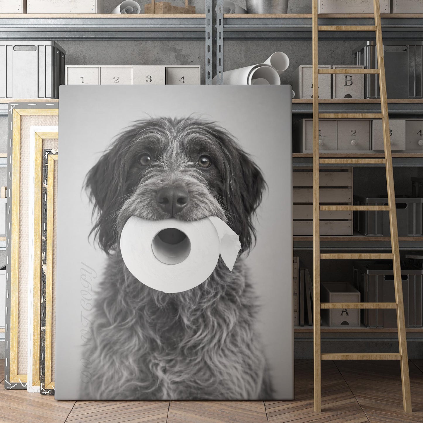 Wirehaired Pointing Griffon Dog Toilet Paper