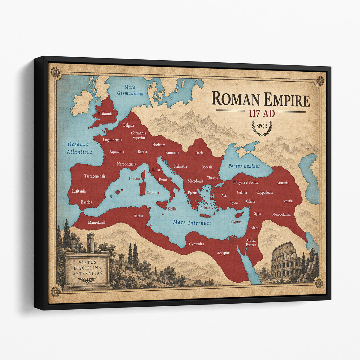 The Roman Empire At Its Peak, 117 AD