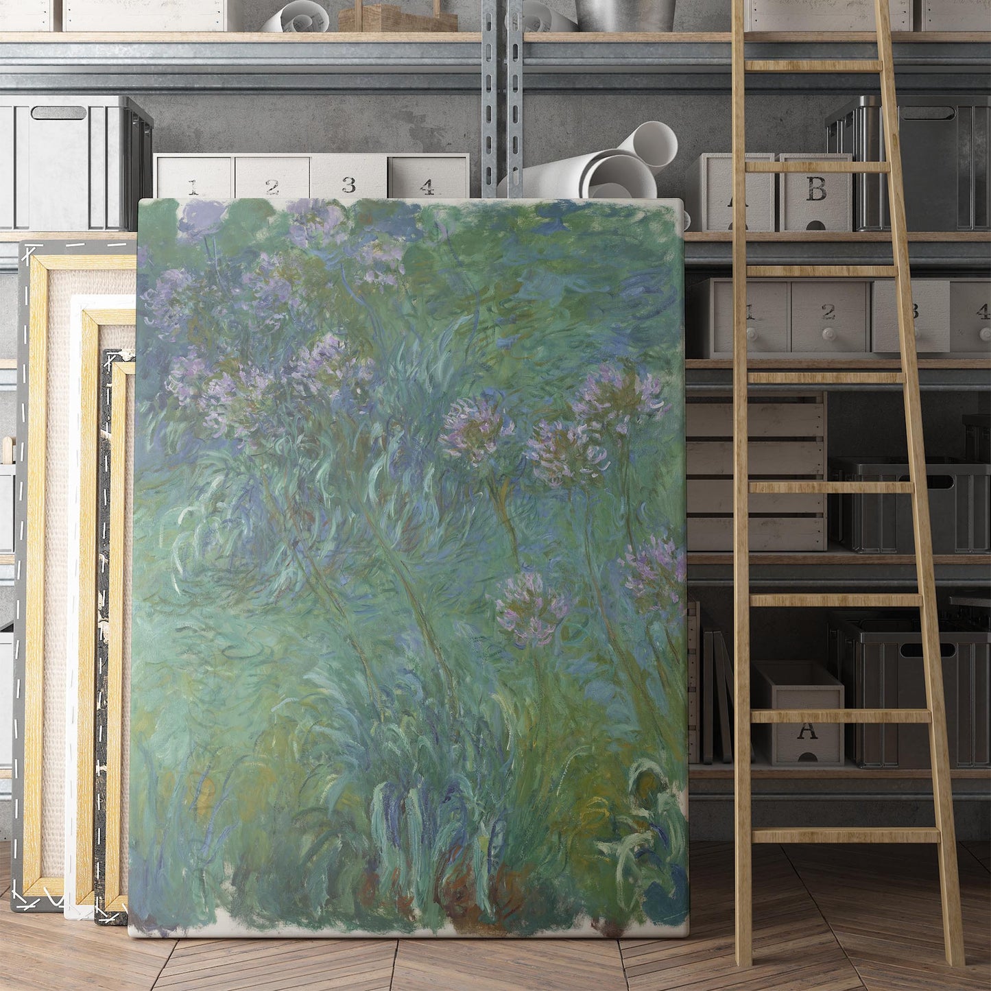 Agapanthus (1914) by Claude Monet