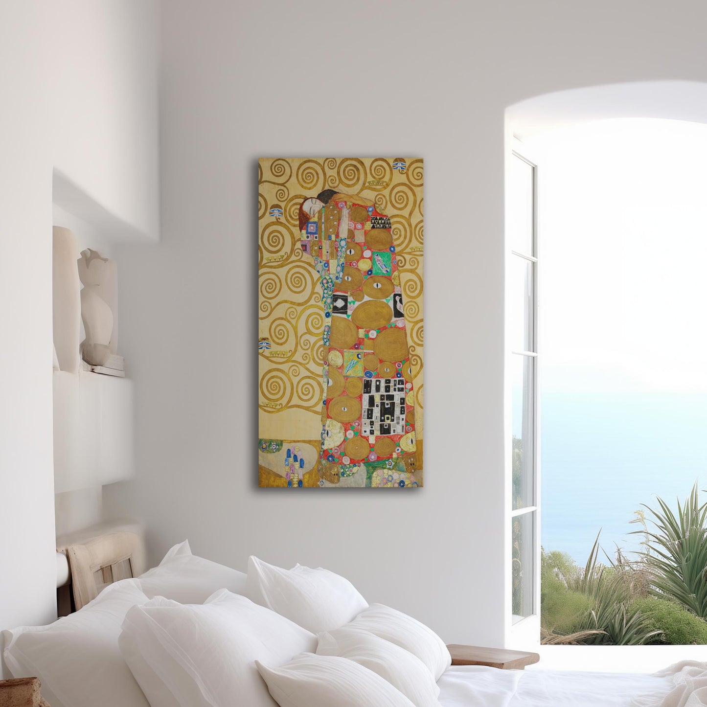 Fulfillment (The Lovers) by Gustav Klimt