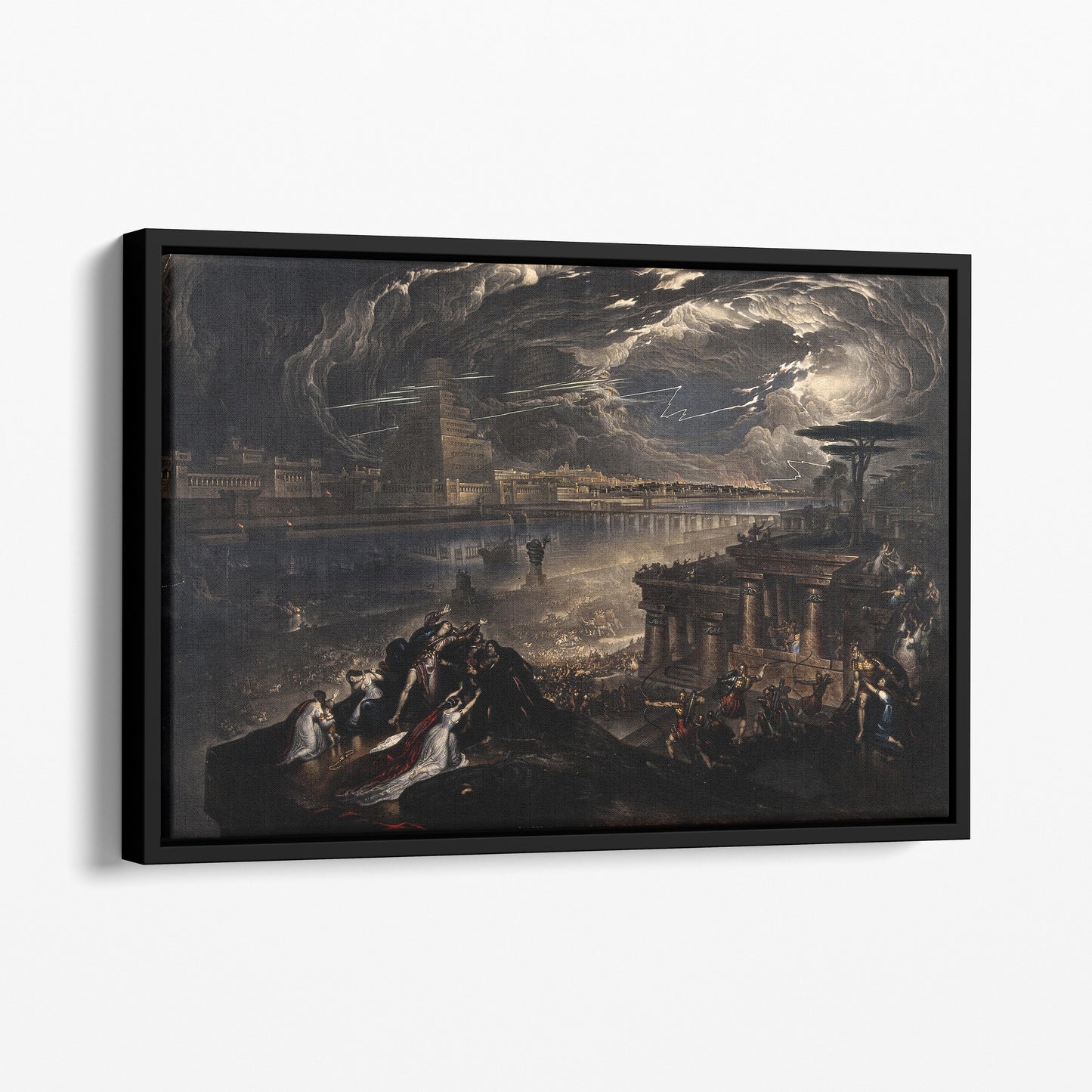 The Fall of Babylon; Cyrus the Great defeating the Chaldean Army (1831) - John Martin