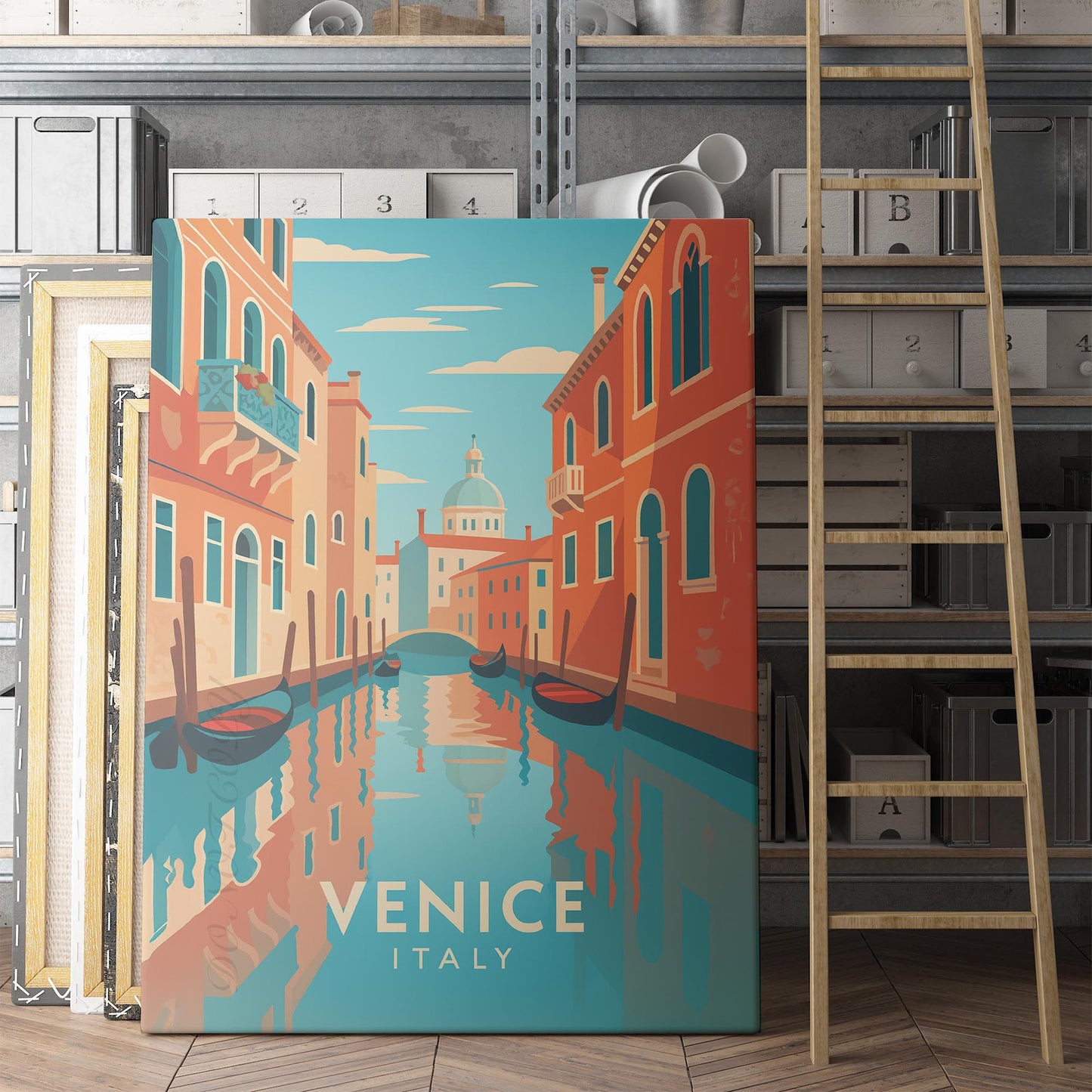 Venice Italy Travel Poster