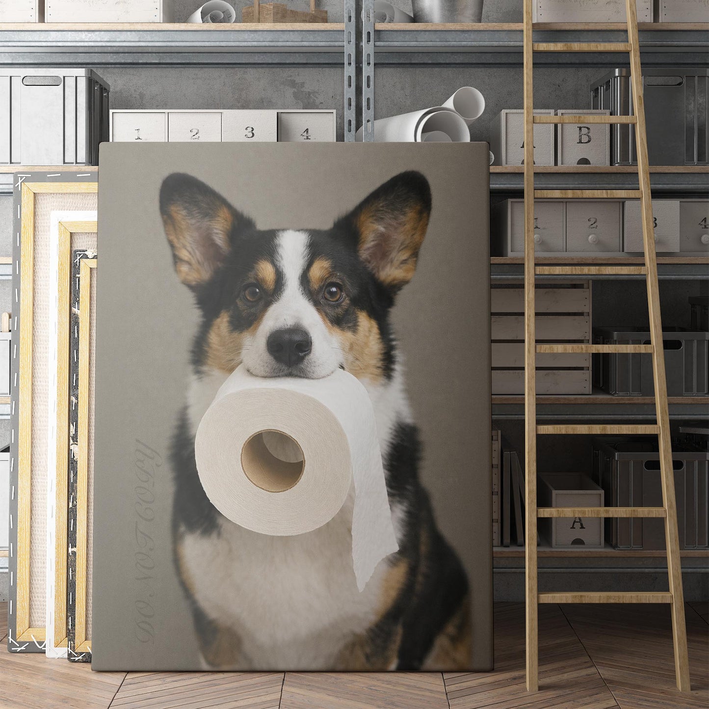 Cardigan Welsh Corgi Dog Toilet Paper