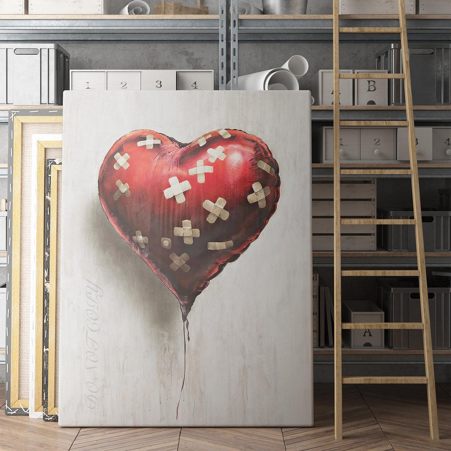 Bandaged Heart Banksy Bandaid