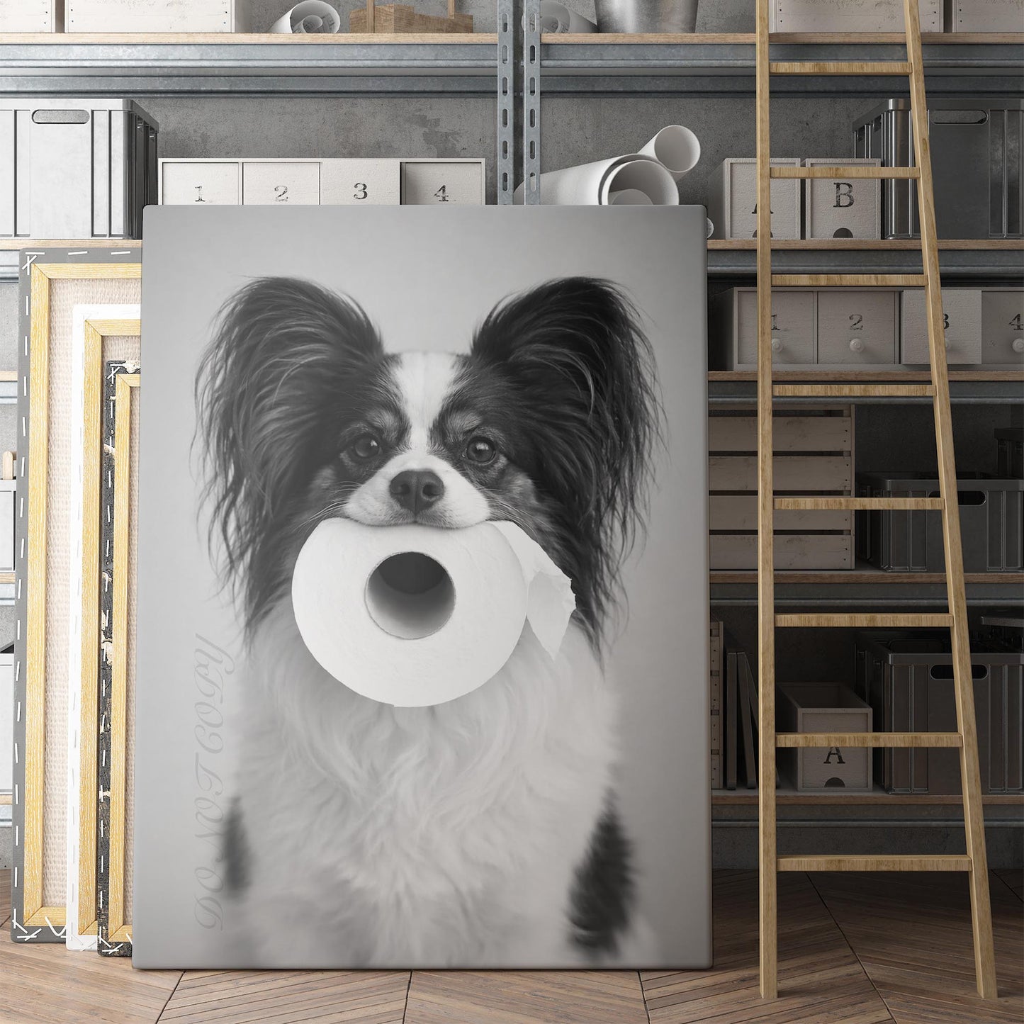 Papillon Dog Toilet Paper