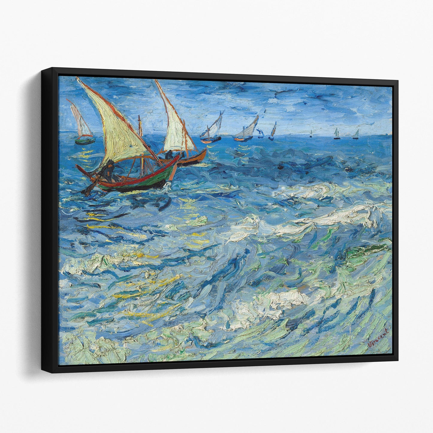 Seascape at Saintes-Maries (1888) by Vincent van Gogh
