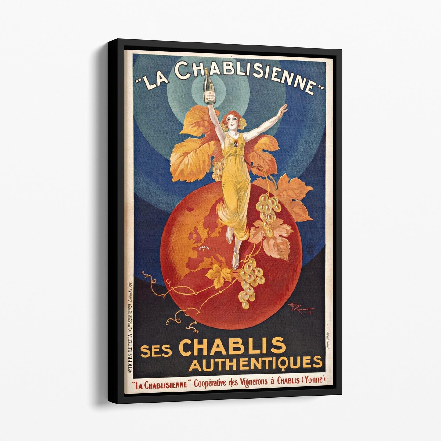 La Chablisienne Vintage Ad