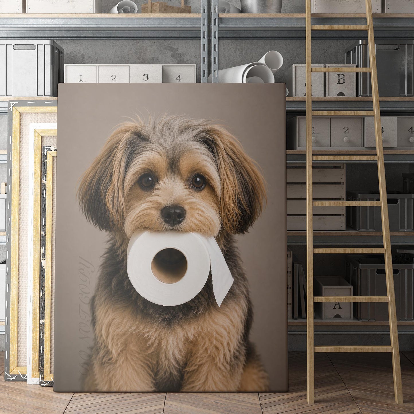 Morkie Dog Toilet Paper