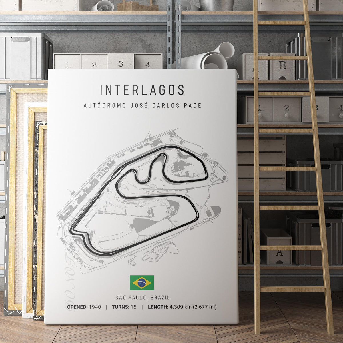 Brazil Grand Prix Race Track Map