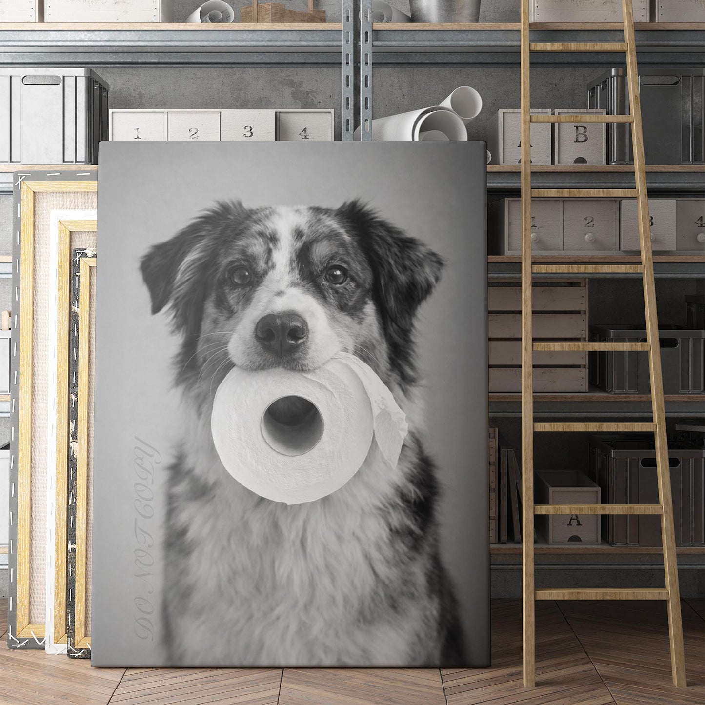 Australian Shepherd Dog Toilet Paper