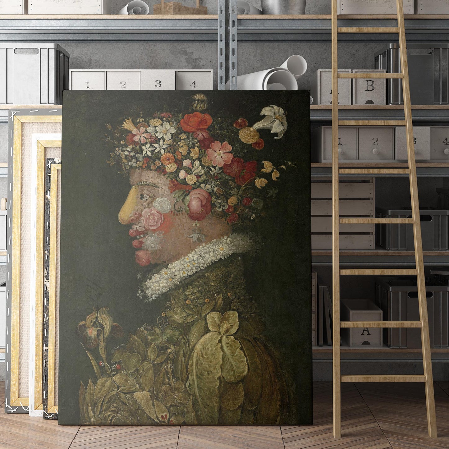 Spring - The Four Seasons by Giuseppe Arcimboldo