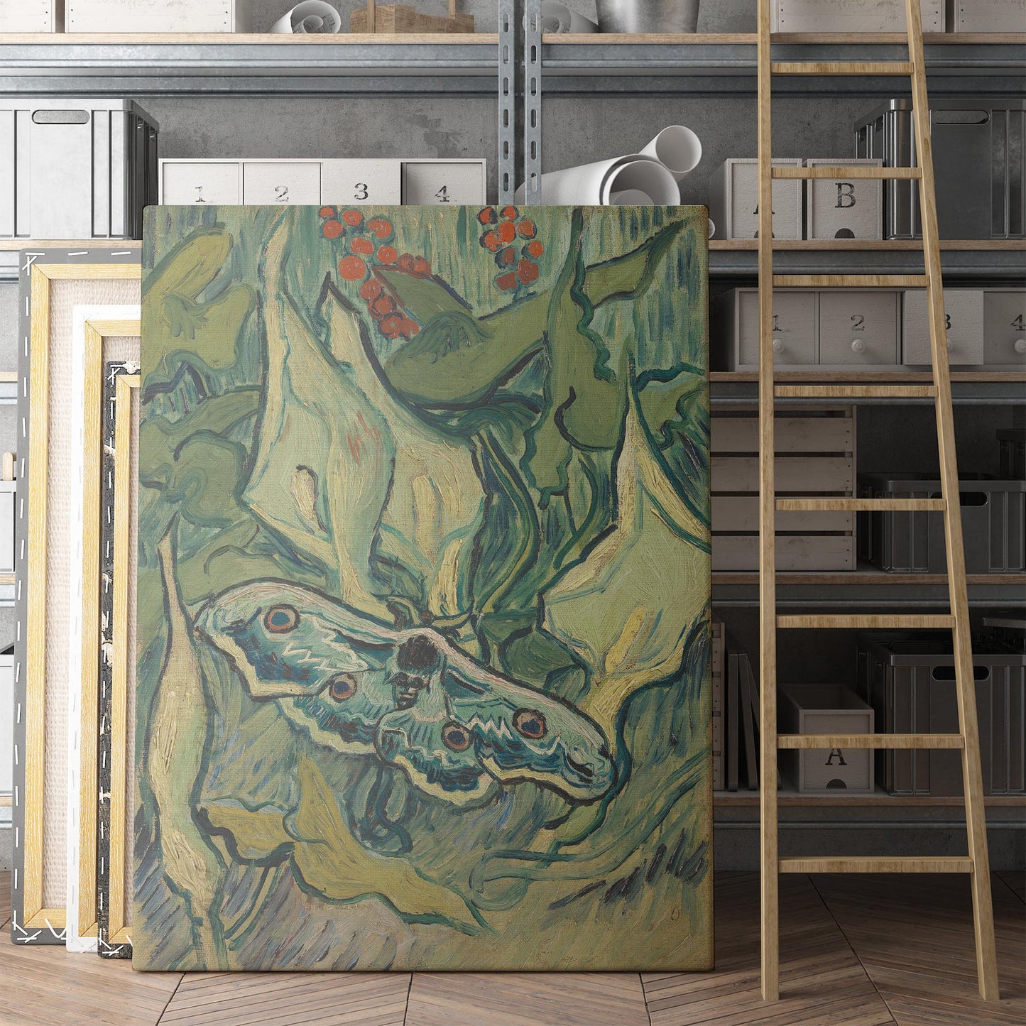 Giant Peacock Moth, 1889 by Van Gogh