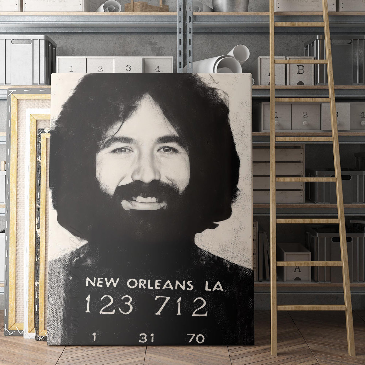 Jerry Garcia Mug Shot