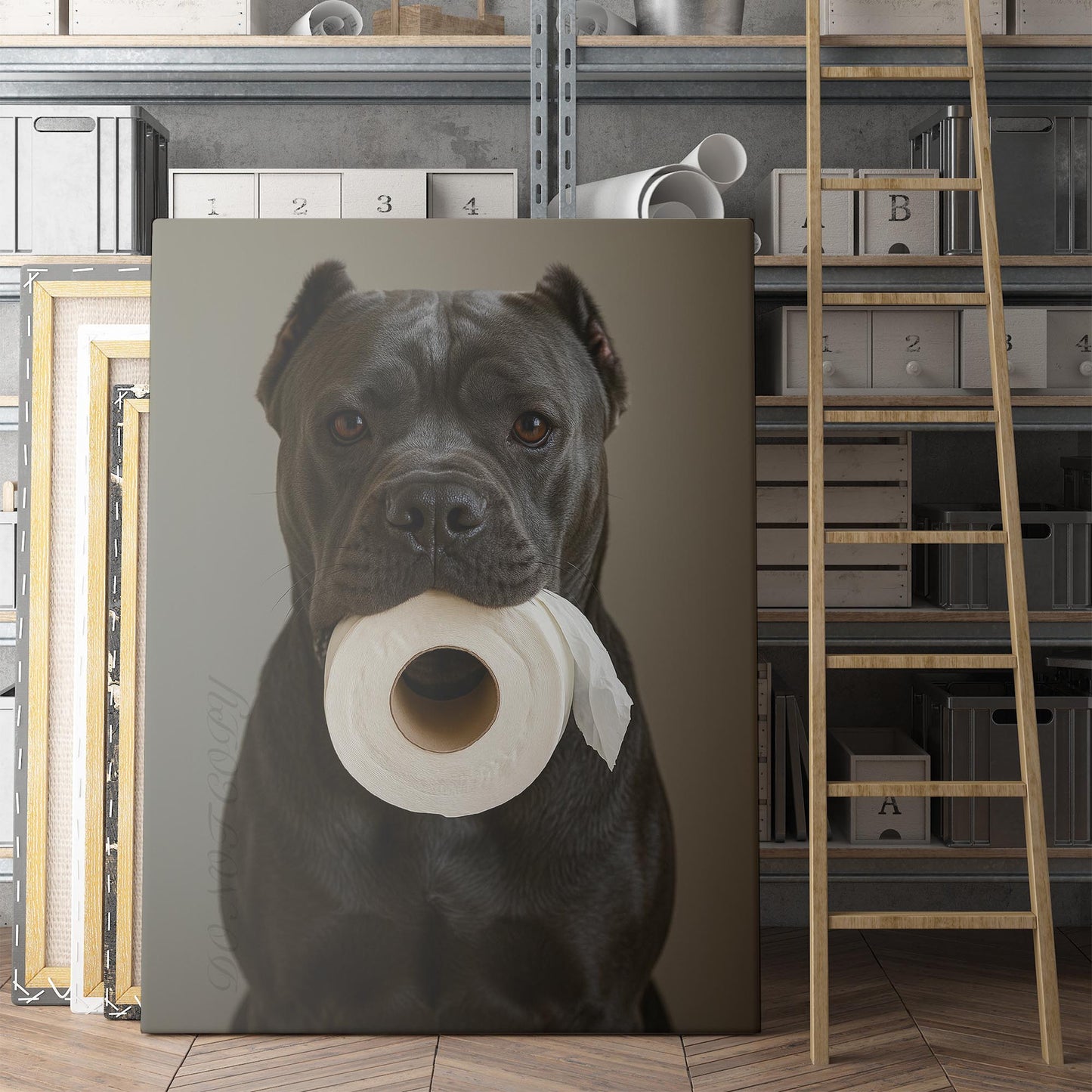 Cane Corso Dog Toilet Paper