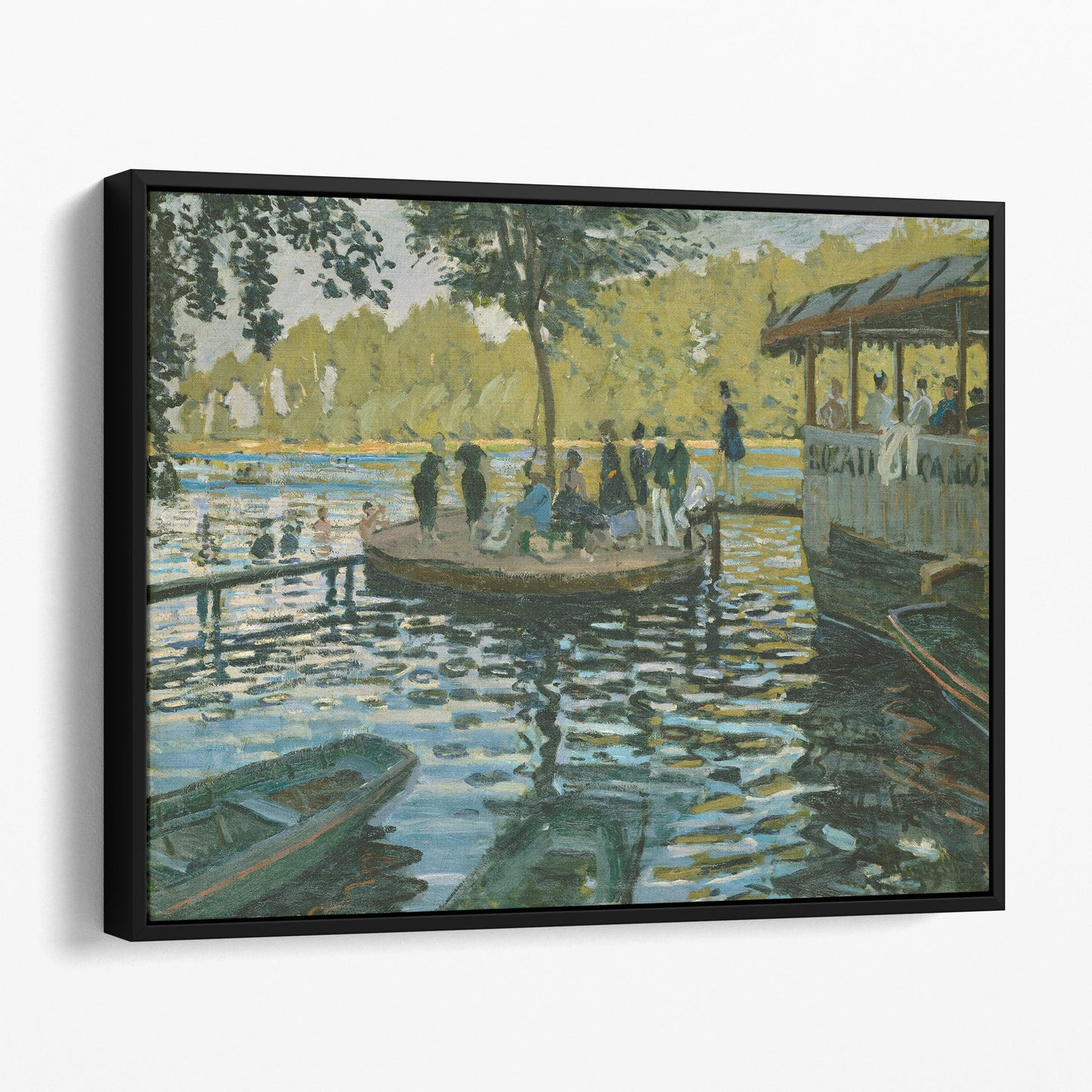 The Grenouillère, 1869 - Claude Monet