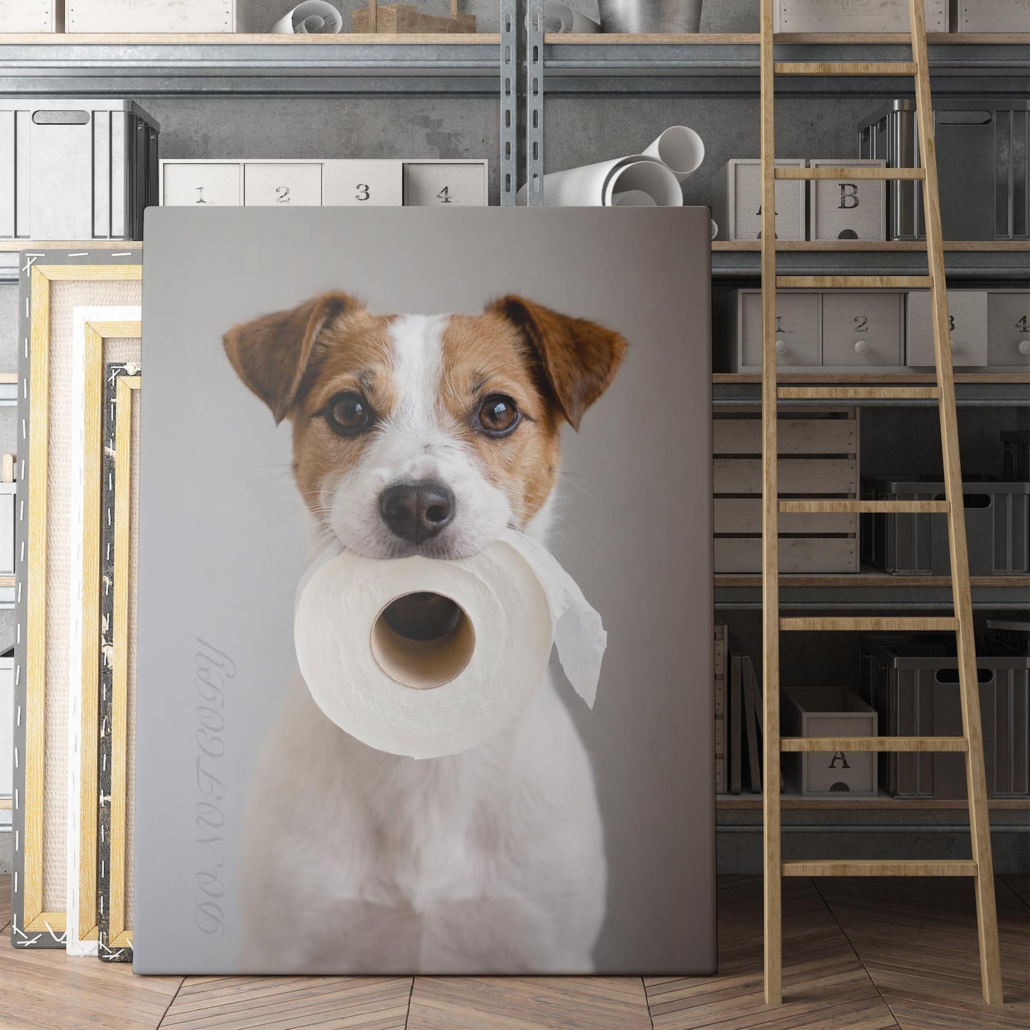 Russell Terrier Dog Toilet Paper