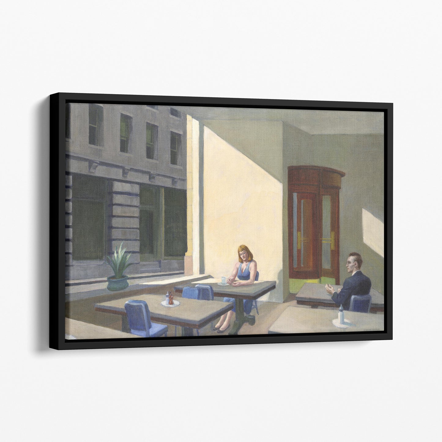 Sunlight in a Cafeteria by Edward Hopper