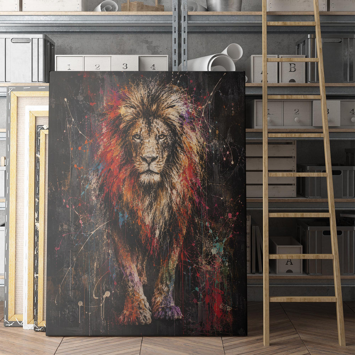 Technicolor Lion