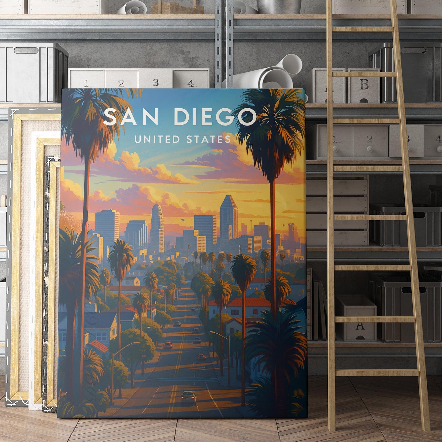 San Diego Travel Poster