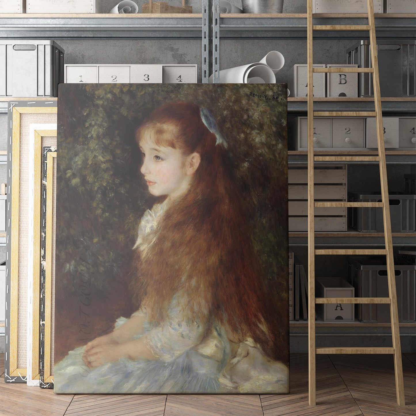 Portrait of Irène Cahen d'Anvers (La Petite Irène) by Renoir