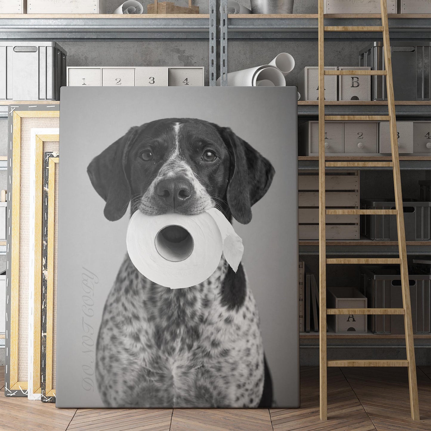 German Shorthaired Pointer Dog Toilet Paper