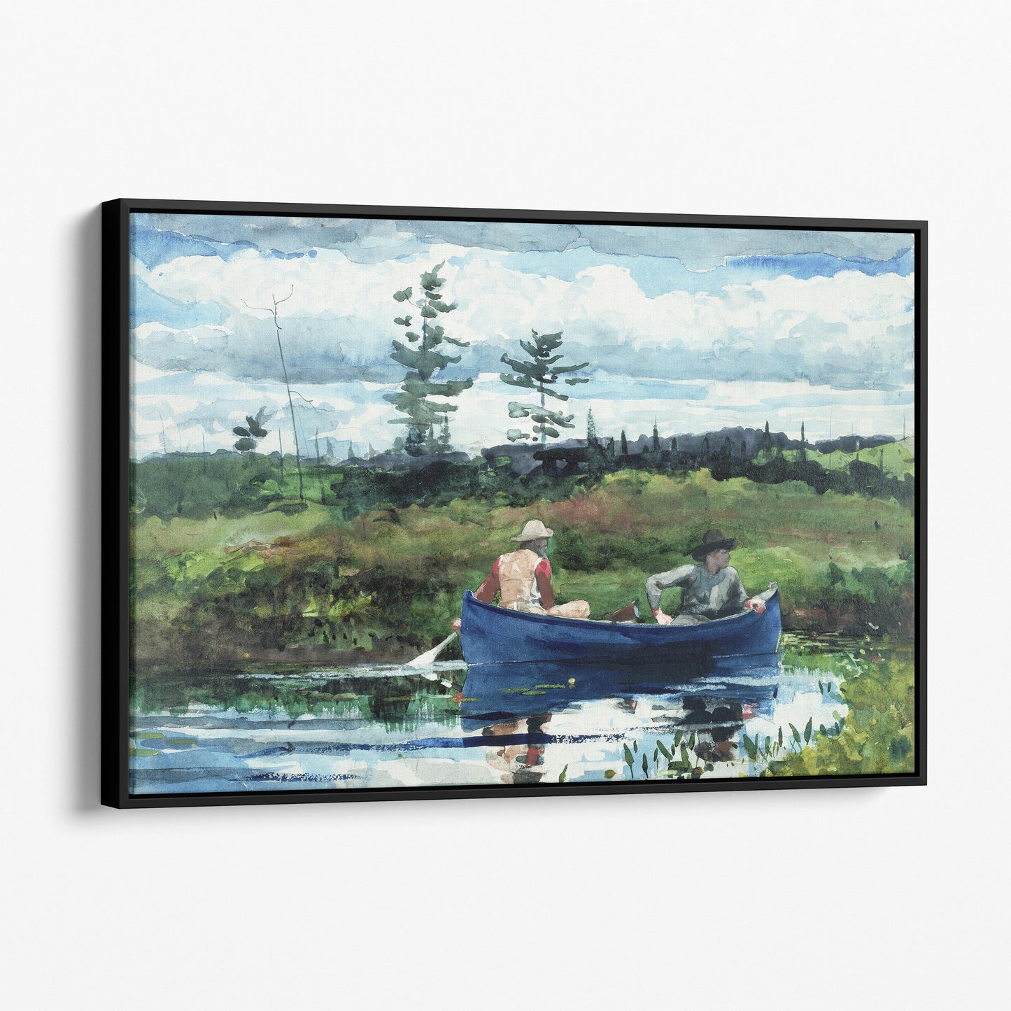 The Blue Boat by Winslow Homer