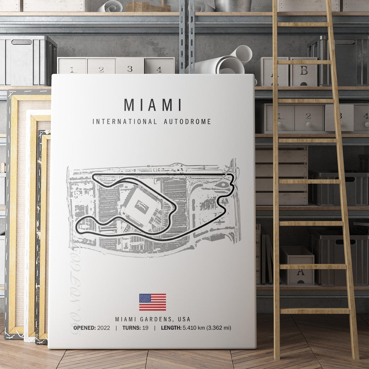 Miami Grand Prix Race Track Map