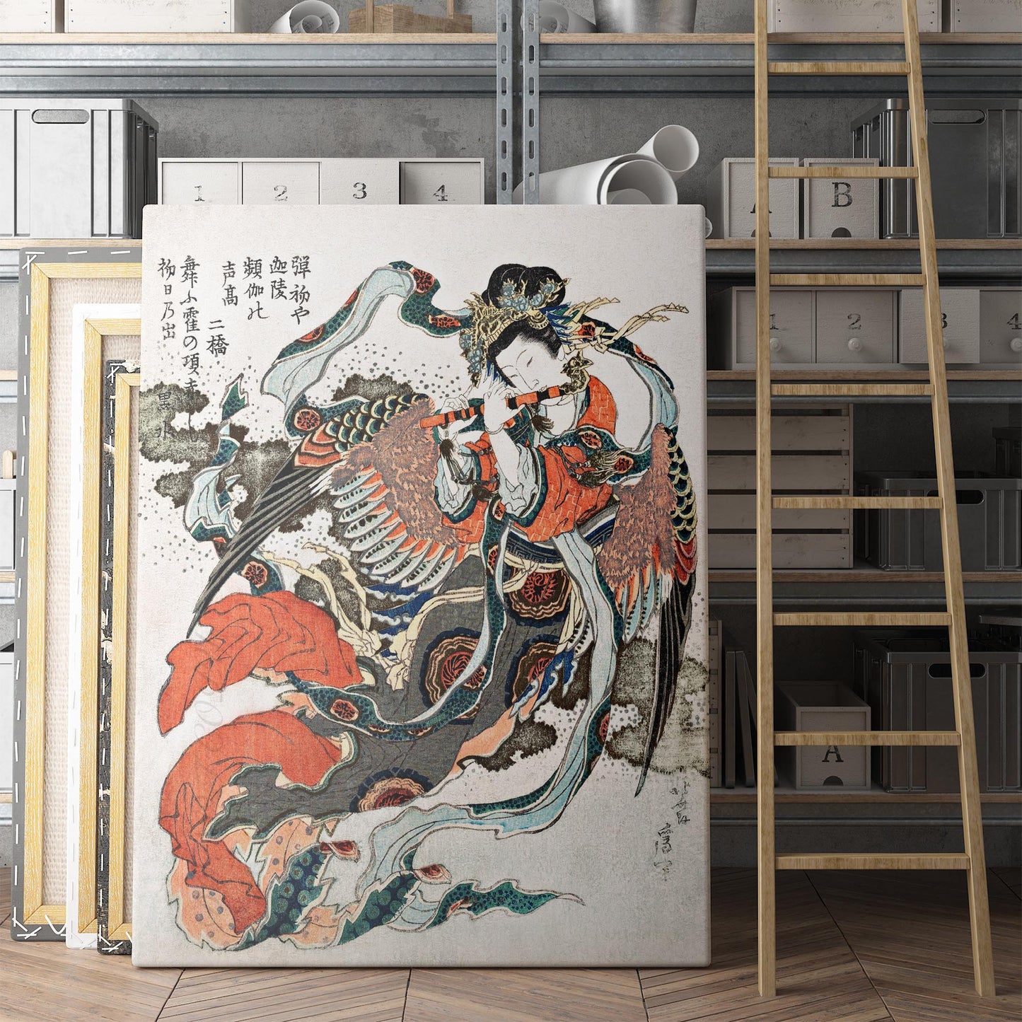 Japanese Woman by Hokusai