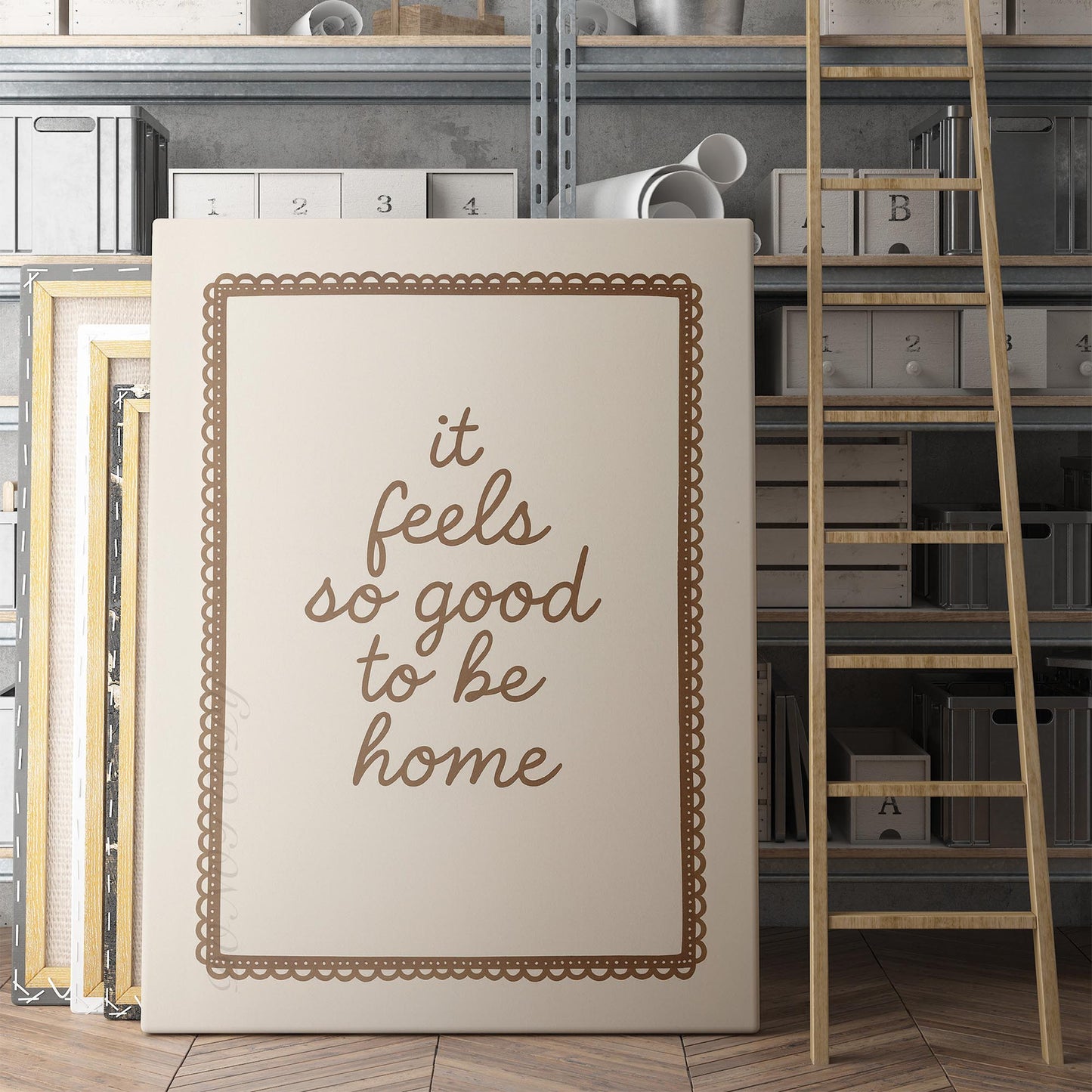 It Feels So Good To Be Home Sign