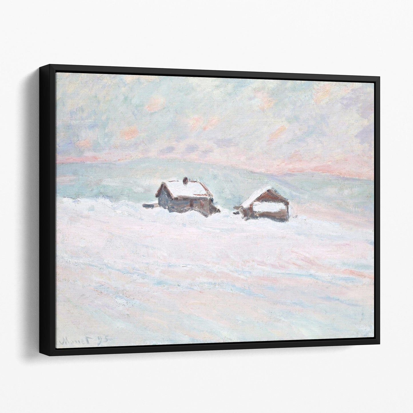 The Houses in the Snow, 1895 - Claude Monet