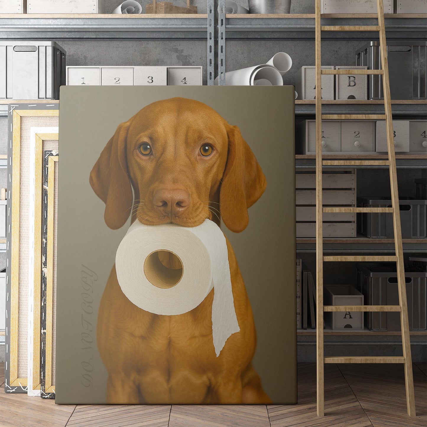 Vizsla Dog Toilet Paper