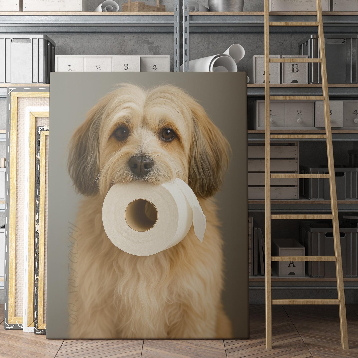 Havanese Dog Toilet Paper