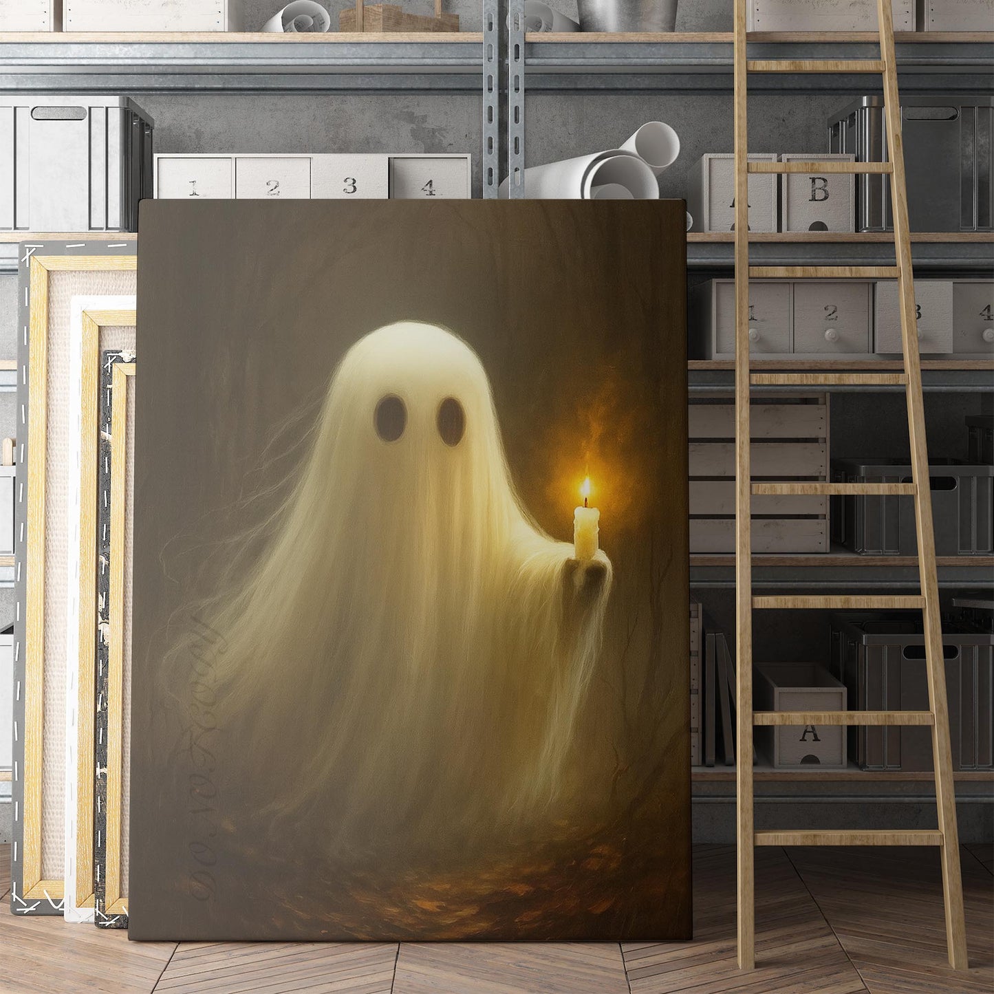 Ghost Holding A Candle